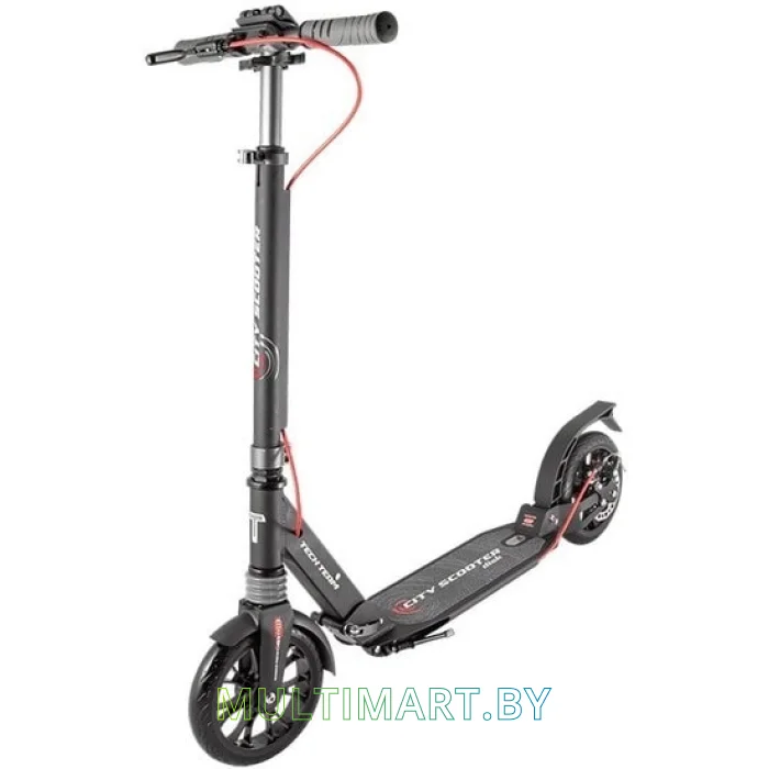 Самокат Tech Team City Scooter Disk Brake 2020 (черный/серый)